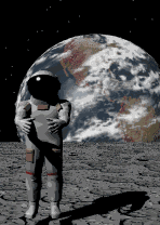 astronautas animuoti-vaizdai-gif